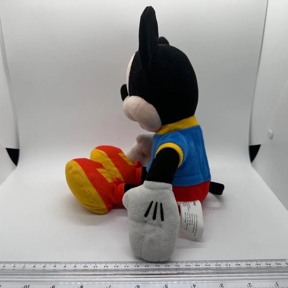 Disney Mickey‎ Mouse Plush Toy  Blue Shirt Stuffed Animal 13in